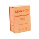 Secret Play Sexmatch Roleplay Edition - Joc de Carti pentru Cupluri, 89 Carti + Ghid, Galben