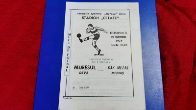 program Muresul Deva - Gaz M. Medias foto