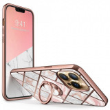 Husa Plastic - TPU Supcase IBLSN COSMO SNAP Marble pentru Apple iPhone 13 Pro Max, Roz