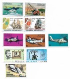 Grenada Grenadines - Marci diverse (10 buc.), 1976-1978 - valori neobliterate
