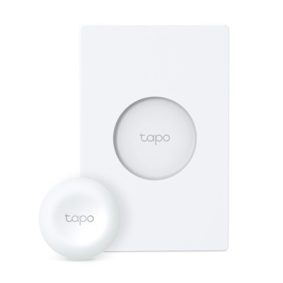 INTRERUPATOR inteligent TP-LINK, necesita hub Tapo H100 pentru functionare, 1 comutator, programare prin smartphone aplicatia Tapo, 1 x baterie CR2032 foto