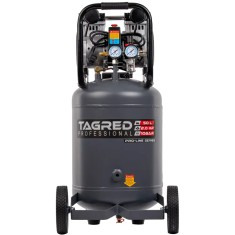 Compresor aer vertical silentios 50L 230V 10BAR fara ulei 290L min 1500W 2.7CP(TA3396) foto