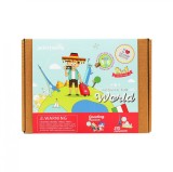 Cumpara ieftin Jack In The Box - Kit Creatie 2-In-1 In Jurul Lumii