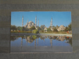 TURCIA - ISTANBUL - MOSCHEEA ALBASTRA OGLINDITA IN APA BOSFORULUI -, Necirculata, Fotografie
