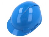 Cască de protecție ventilată albastră 53-62mm