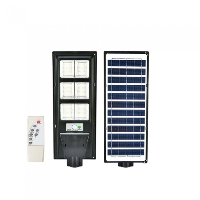 Lampa Solara Stradala JORTAN cu Senzor de Miscare 300w, Telecomanda, Suport Prindere