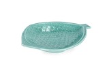 Cumpara ieftin Platou portelan albastru Fish 22.7x18.3x3 cm