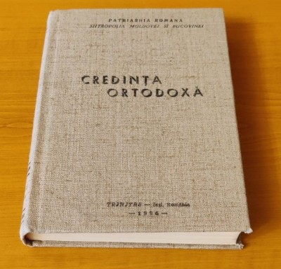 Credința Ortodoxă (Ed. Trinitas 1996 Iași) tipărită cu binecuv&amp;acirc;ntarea &amp;Icirc;PS Daniel mitropolitul Moldovei și Bucovinei foto