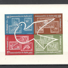 Romania.1962 Posta aeriana:Cosmonautica in slujba pacii-Bl. YR.277