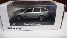 macheta skoda octavia 2 combi 2008 facelift - abrex, dealer edit, 1/43. foto