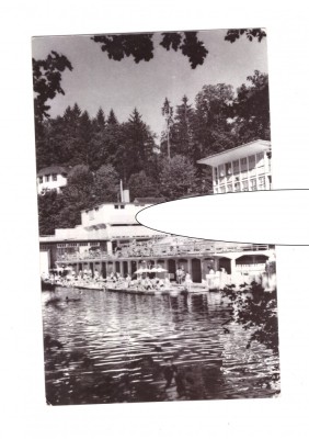 CP Sovata - Strandul, RPR, circulata 1966, animata, stare foarte buna foto