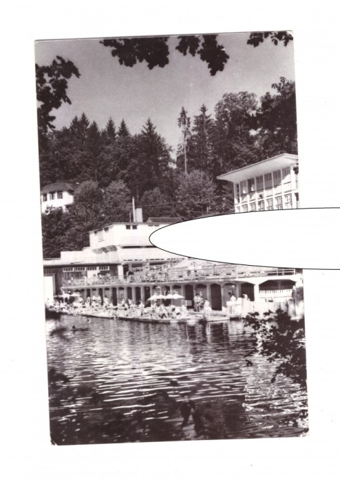 CP Sovata - Strandul, RPR, circulata 1966, animata, stare foarte buna