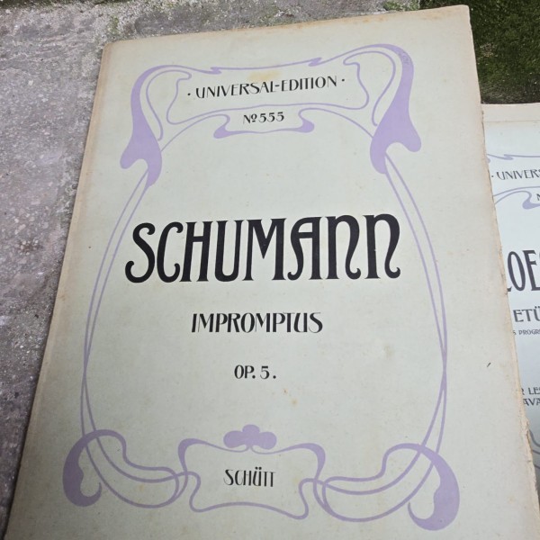 Schumann, Impromptus OP.5 partitura