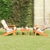 VidaXL Set mobilier de grădină Adirondack, 3 piese, lemn masiv acacia