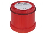 Semnalizator luminos LED roșu 24V IP65 &Oslash;70mm