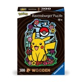 Ravensburger - Puzzle lemn Pikachu 300 piese