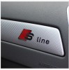Emblema Sline Bord Audi A1 A3 A4 A5 A6 A7 A8 Q3 Q5 Q7 Crom PVC 3.5cm Banda 3M