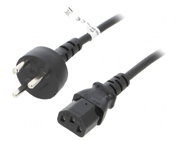 Cablu Alimentare IEC C13 2m Negru 10A 250V