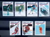 CONGO 1992 sport Jocurile Olimpice de iarnă Albertville 92 serie Nestampilat