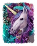 Cumpara ieftin Sticker decorativ Unicorn, Roz, 70 cm, 11656ST, Oem
