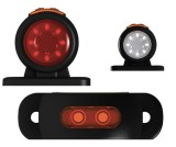 set 10 x Lampa de gabarit LED NEON cu 3 fete luminoase: alb / rosu /galben ,