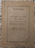 Un sfert de veac de lupte si revendicari muncitoresti - Prof. D.R. Ioanitescu// 1941