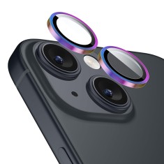 Folie sticla camera iPhone 15 ESR Armorite Camera Lens Protectors, multicolor foto
