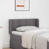 VidaXL Urechile Tăbliei 2 pcs Gri 40 x 16 x 5 cm Piele artificială