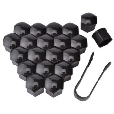 Set capace prezoane cu cheie Culoare: negru /21&quot; Cod: 15609-21N Automotive TrustedCars