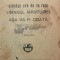 S&Acirc;NGELE APĂ NU SE FACE. LIMANUL M&Acirc;NTUIRII. AŞA VA FI ODATĂ - Serafim Ionescu ($P61)