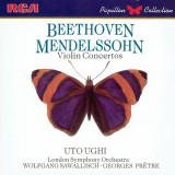 Ludwig van Beethoven, Felix Mendelssohn-Bartholdy, Uto Ughi, London Symphony Orchestra, Wolfgang Sawallisch &bull; Georges Pr&ecirc;tre - Violin Concertos, CD
