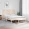 vidaXL Cadru de pat, 120x200 cm, lemn masiv de pin 3103993