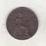 bnk mnd Marea Britanie Anglia farthing 1918