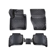 Set covorase auto din cauciuc tip tavita compatibil cu modele Volkswagen Touareg III 2018-