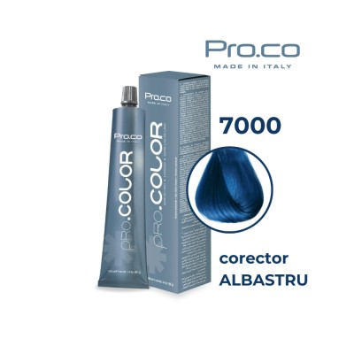 Vopsea de par profesionala PRO.COLOR 100 ml - CORECTOR ALBASTRU foto