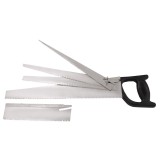 Fierastrau de mana cu maner din plastic si 5 rezerve, 440 mm