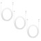 Set 3 Cabluri de Date si Incarcare, Type-C / Type-C, Albe, 2A, Viteza 10 Gbps, 1 M