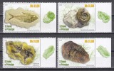 Sao Tome si Principe 2020 - Fosile, Serie cu Tapsuri fără perforații, MNH