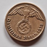 Germania Nazista 1 reichspfennig 1938/A Berlin bronz