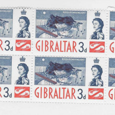 GIBRALTAR- BLOC DE 6 NESTAMPILAT