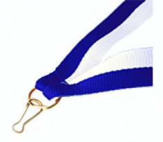 Panglica Albastru-Alb pentru medalii foto