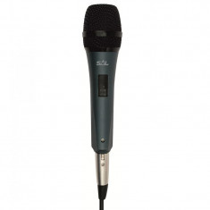 Microfon de mana, metalic, jack 6.3 mm xlr, sal foto