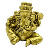 Statueta feng shui ganesha din rasina 13cm model 3