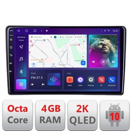 Navigatie Peugeot 308 2013-2018 C-308 Android Octa Core Ecran 2K QLED GPS 4G 4+32GB 360 KIT-308+EDT-E409-2K CarStore Technology