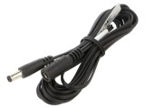 Cablu ESPE 2x0,52mm&sup2; DC 5,5x2,5mm mufă și soclu drept negru KP256-251-213-0300