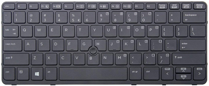 Tastatura Laptop, HP, EliteBook 820 G1, 820 G2, 720 G2, 725 G2, 730541-001, iluminata, cu rama, us