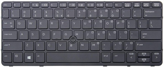 Tastatura Laptop, HP, EliteBook 820 G1, iluminata, cu rama, us