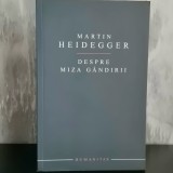 Martin Heidegger - Despre Miza G&acirc;ndirii