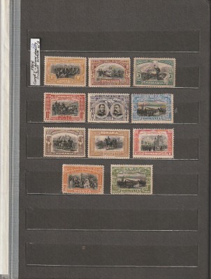 ROMANIA 1906 LP 62 CAROL I 40 DE ANI DE DOMNIE INCLUSIV EROARE CULOARE SERIE MNH foto