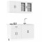 vidaXL Set dulap de bucătărie din 4 piese &bdquo;Lucca&rdquo; Lemn prelucrat alb 3314861